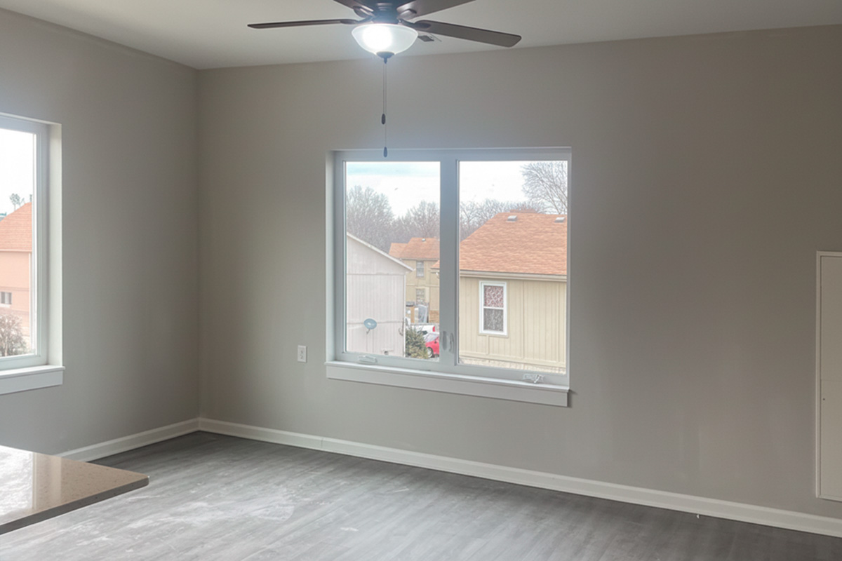 1 bedroom, living room