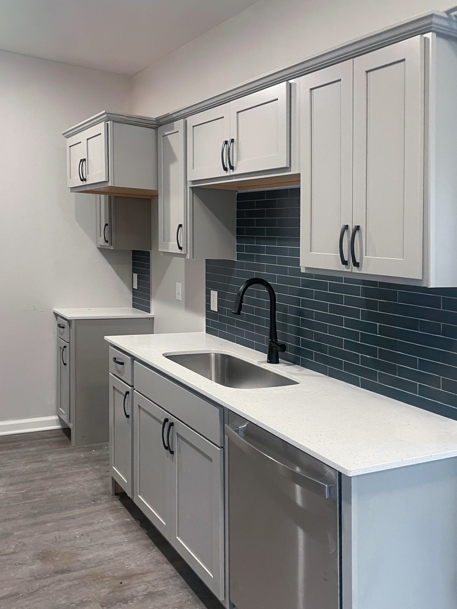 2 bedroom, kitchen, angle 2